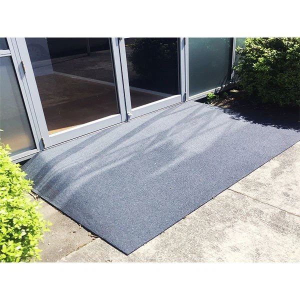 Recycled curb ramps