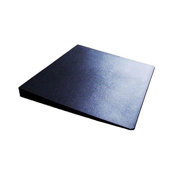 Recycled rubber kerb ramps